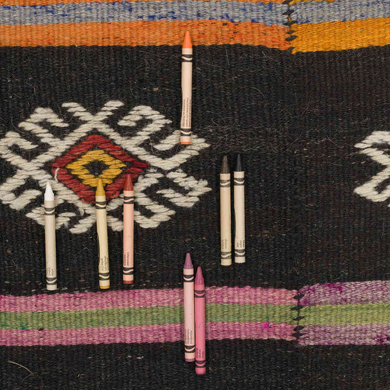Alfombra Vintage Anatolian Kilim - 190 cm x 378 cm - K0071193