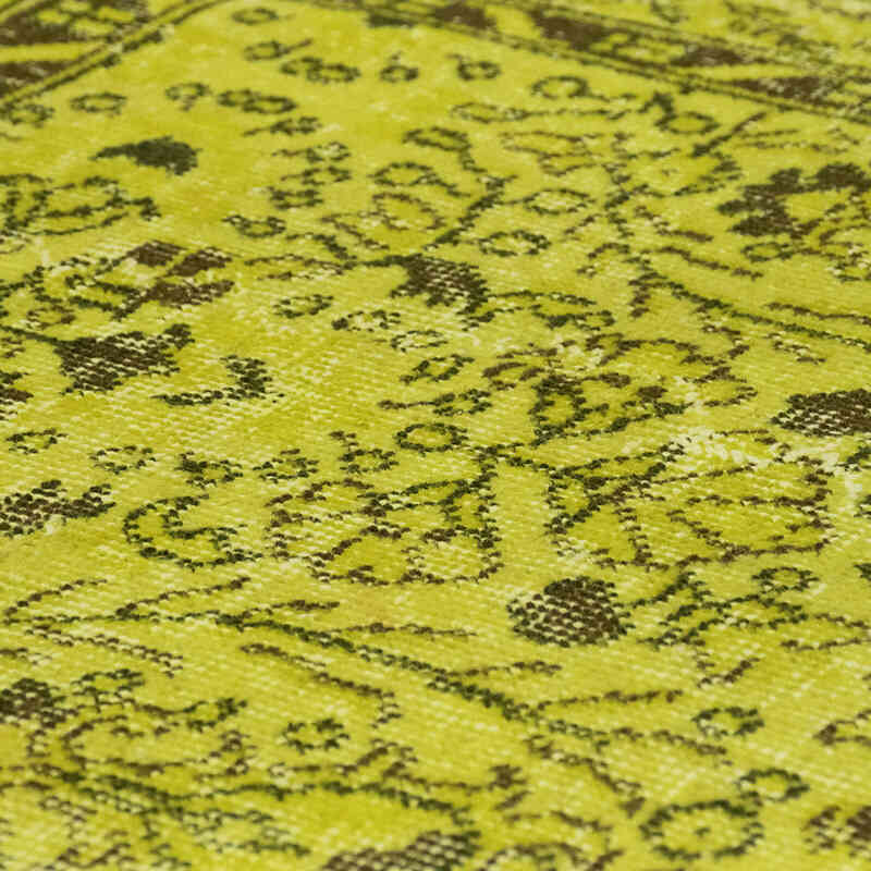 Over-dyed Vintage Hand-Knotted Turkish Runner - 2' 5" x 6' 1" (29" x 73") - K0071211