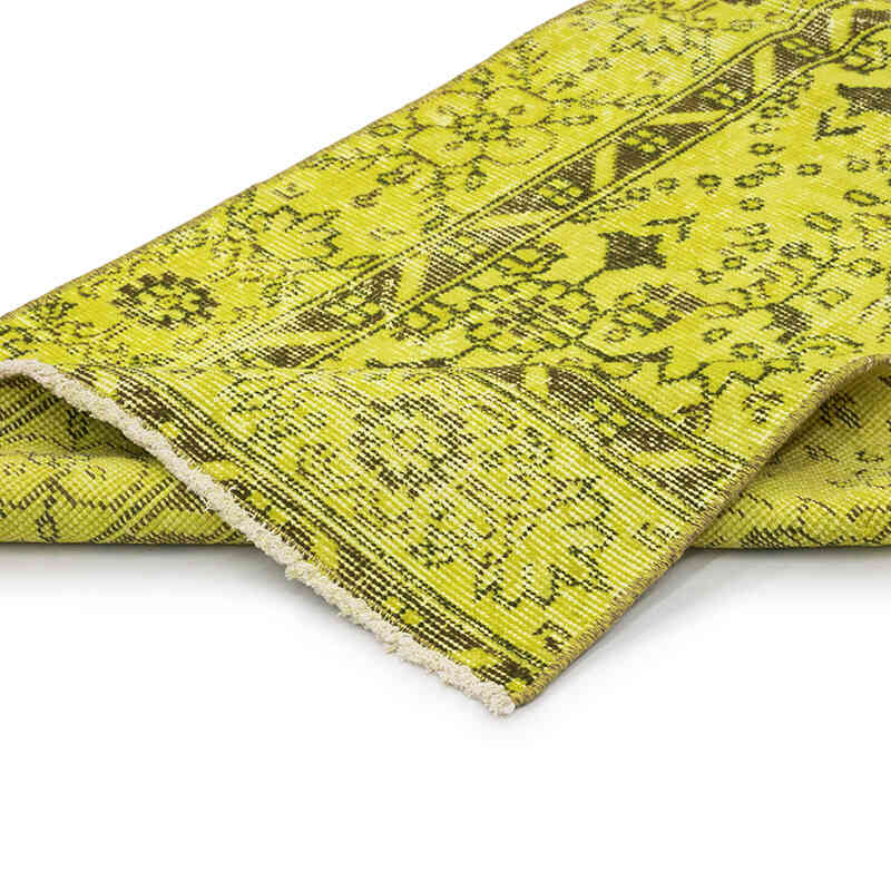 Over-dyed Vintage Hand-Knotted Turkish Runner - 2' 5" x 6' 1" (29" x 73") - K0071211