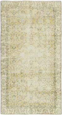 Vintage Turkish Hand-Knotted Rug - 3' 4" x 6' 3" (40" x 75")