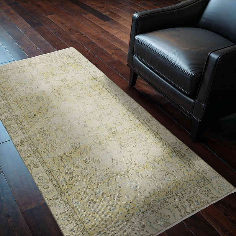 Vintage Turkish Hand-Knotted Rug - 3' 4" x 6' 3" (40" x 75") - K0071217