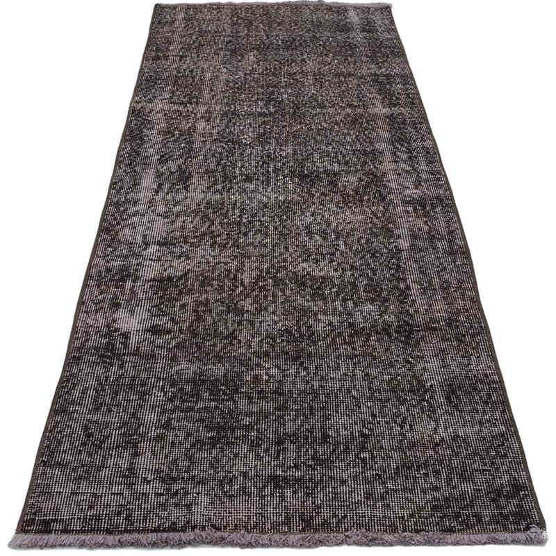 Over-dyed Vintage Hand-Knotted Turkish Runner - 2' 5" x 6' 7" (29" x 79") - K0071221