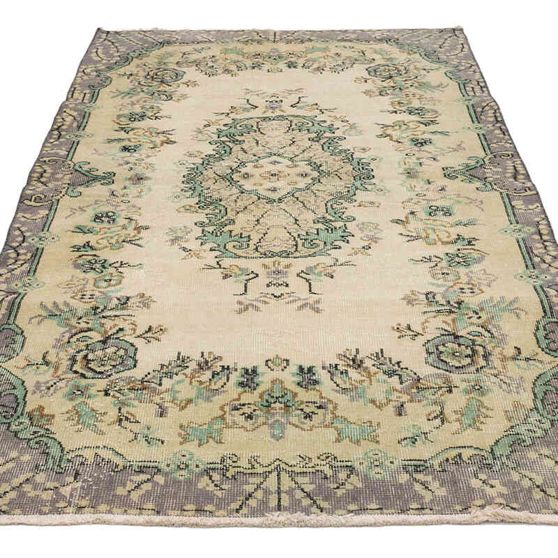 Vintage Turkish Hand-Knotted Rug - 3' 9" x 6' 8" (45" x 80") - K0071224