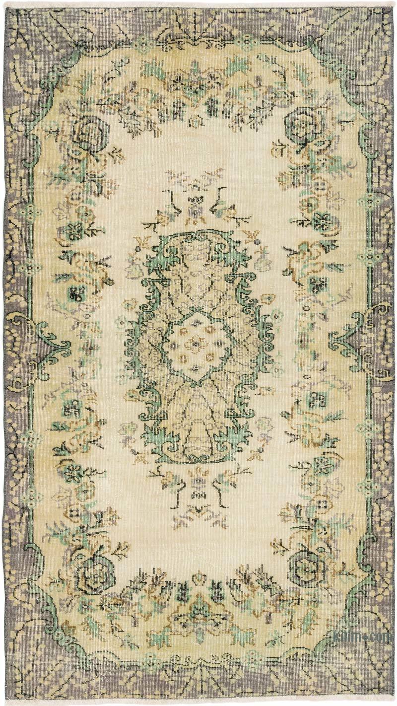 Vintage Turkish Hand-Knotted Rug - 3' 9" x 6' 8" (45" x 80") - K0071224