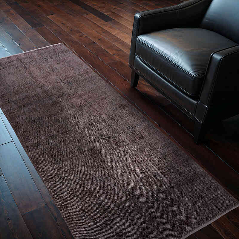 Boyalı El Dokuma Vintage Halı Yolluk - 89 cm x 195 cm - K0071231