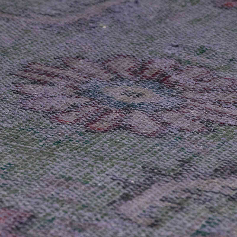 Alfombra de Pasillo Turca Vintage Sobreteñida - 101 cm x 244 cm - K0071232
