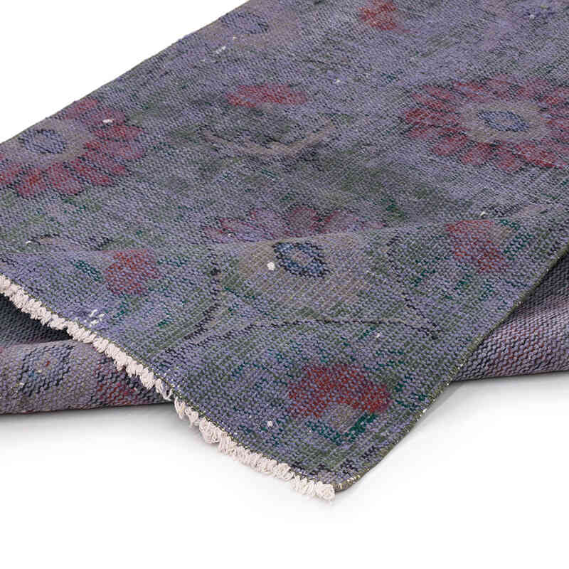 Alfombra de Pasillo Turca Vintage Sobreteñida - 101 cm x 244 cm - K0071232