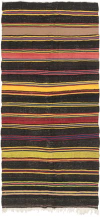 Vintage Anatolian Kilim Rug - 5' 7" x 12'  (67" x 144")