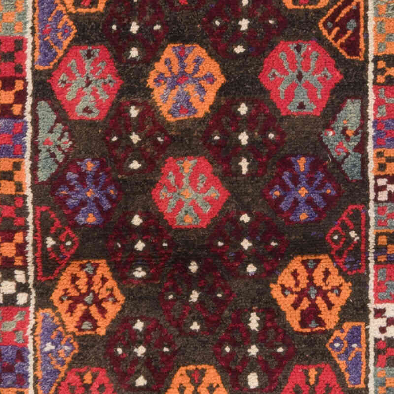 Alfombra Vintage de pasillo - 94 cm x 395 cm - K0071248