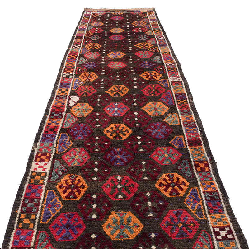 Alfombra Vintage de pasillo - 94 cm x 395 cm - K0071248