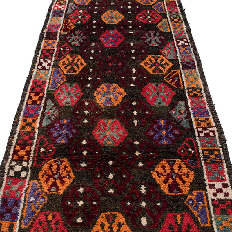 Alfombra Vintage de pasillo - 94 cm x 395 cm - K0071248