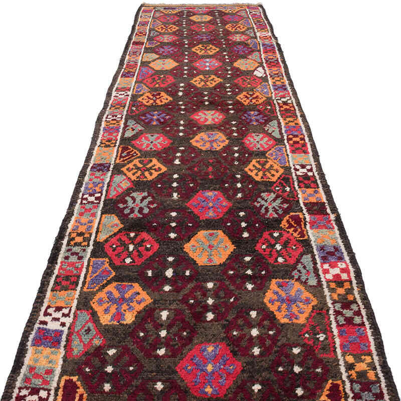 Alfombra Vintage de pasillo - 94 cm x 395 cm - K0071248