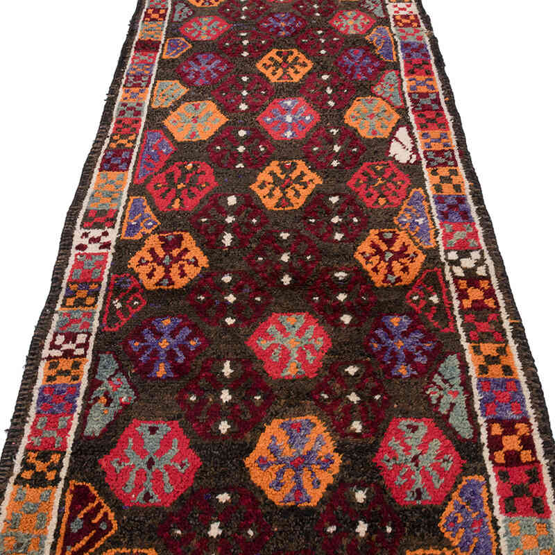 Alfombra Vintage de pasillo - 94 cm x 395 cm - K0071248