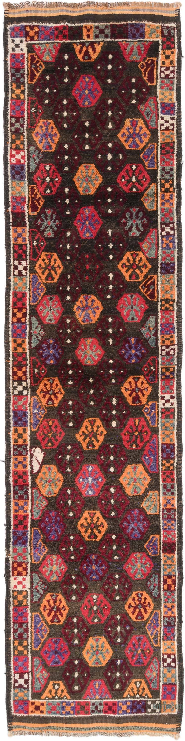 Alfombra Vintage de pasillo - 94 cm x 395 cm - K0071248