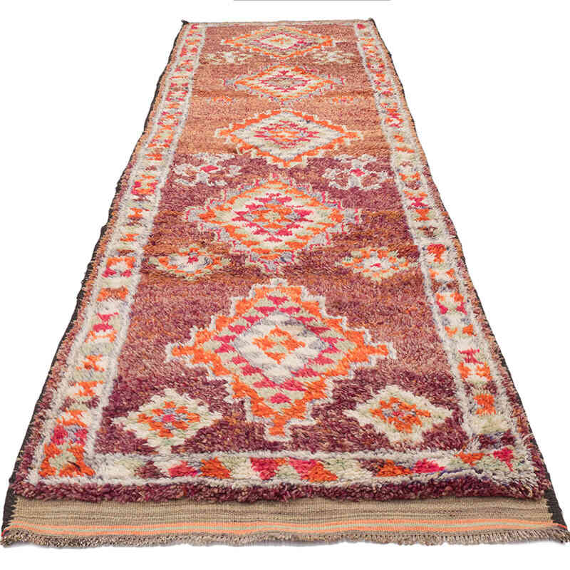 Vintage Tribal Runner Rug - 3' 1" x 11' 3" (37" x 135") - K0071251