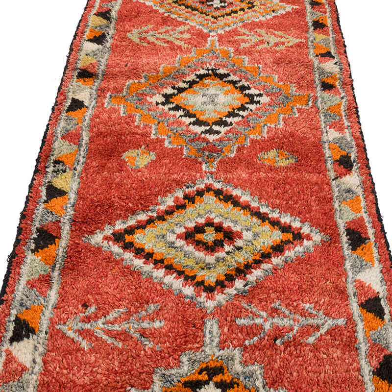 Vintage Tribal Runner Rug - 2' 10" x 12' 3" (34" x 147") - K0071254