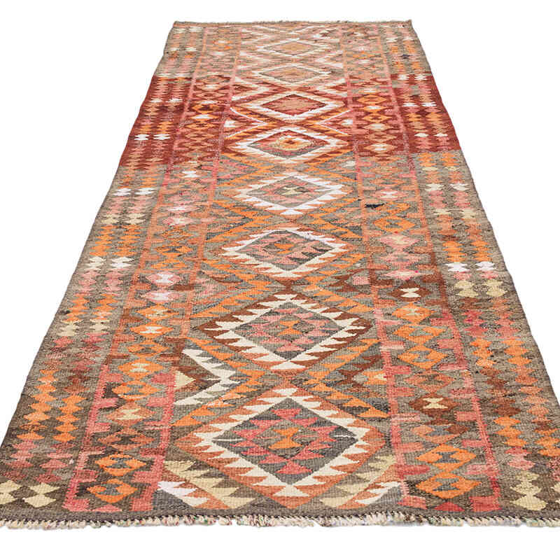 Vintage Anadolu Kilim Yolluk - 100 cm x 288 cm - K0071256