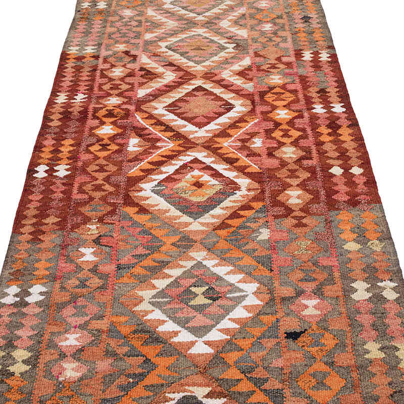 Vintage Anadolu Kilim Yolluk - 100 cm x 288 cm - K0071256