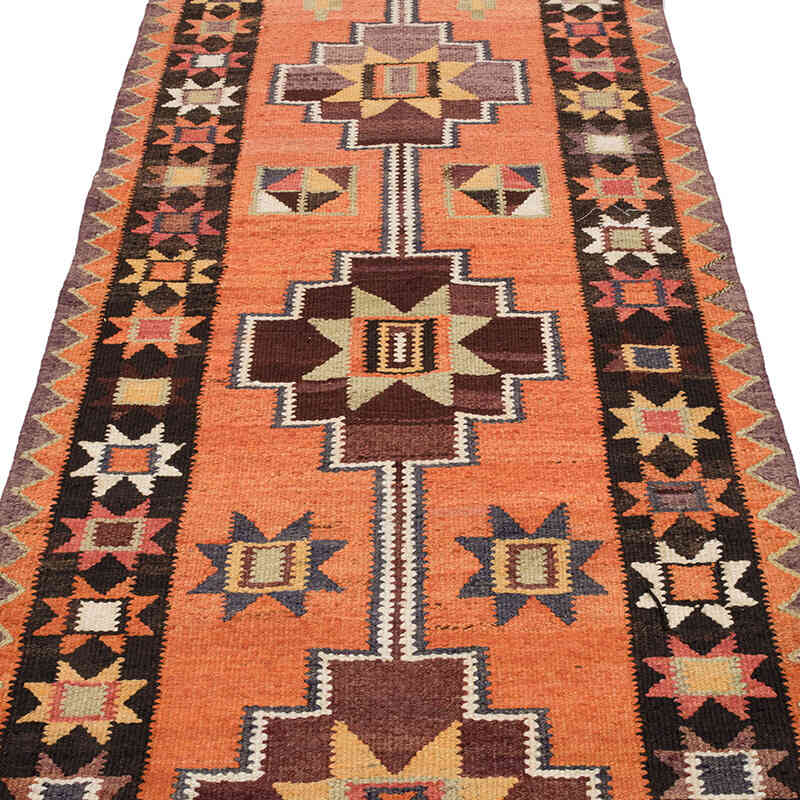Vintage Tribal Kilim Runner - 3'  x 10' 6" (36" x 126") - K0071258