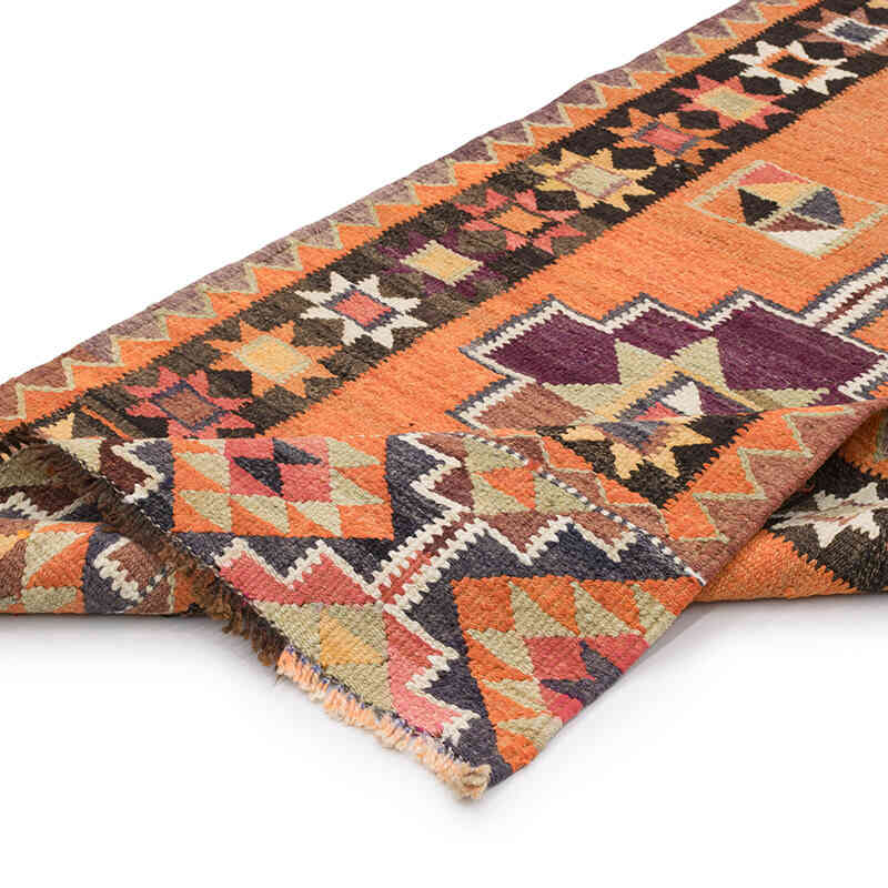 Vintage Tribal Kilim Runner - 3'  x 10' 6" (36" x 126") - K0071258