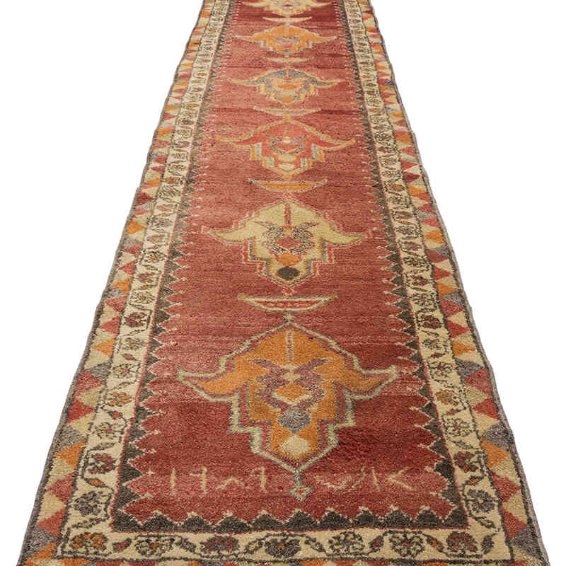 Alfombra Vintage de pasillo - 89 cm x 376 cm - K0071260