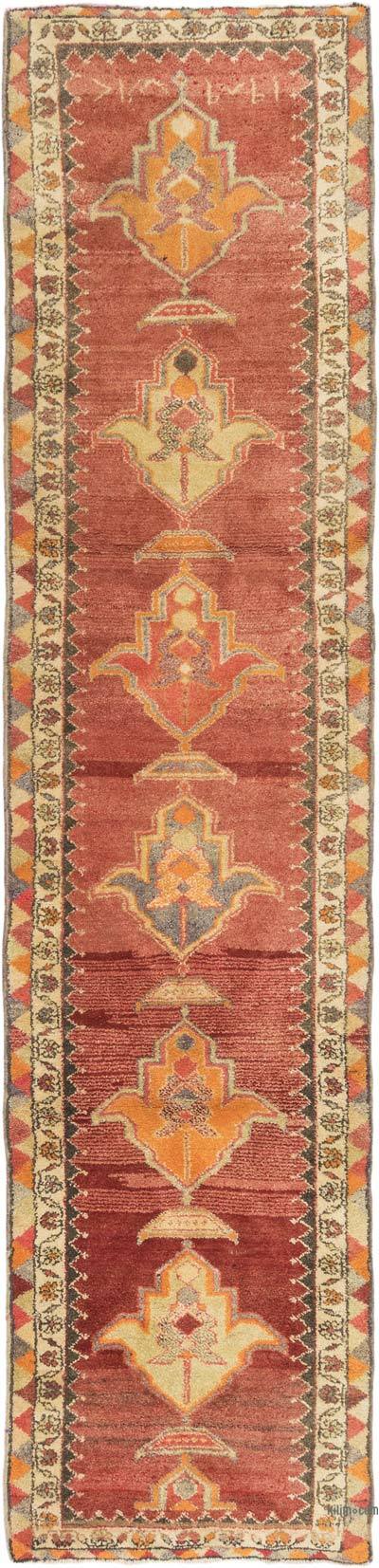 Vintage Tribal Runner Rug - 2' 11" x 12' 4" (35" x 148")
