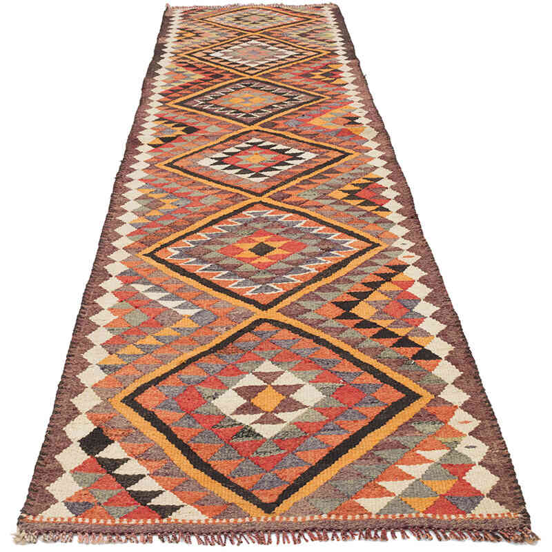 Alfombra Kilim Tribal Vintage - 86 cm x 309 cm - K0071261