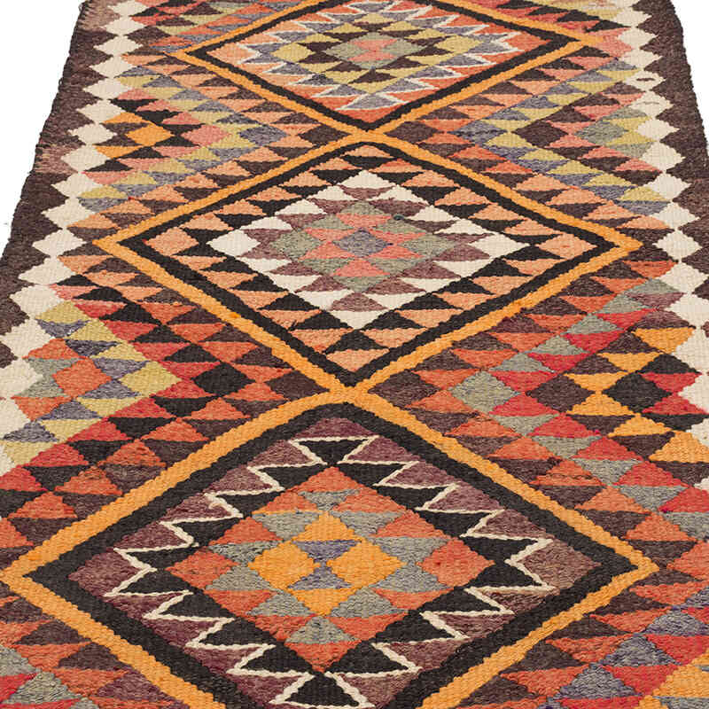 Alfombra Kilim Tribal Vintage - 86 cm x 309 cm - K0071261
