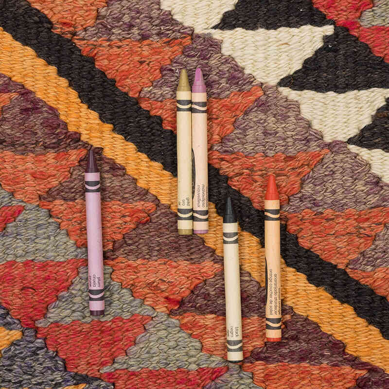 Alfombra Kilim Tribal Vintage - 86 cm x 309 cm - K0071261