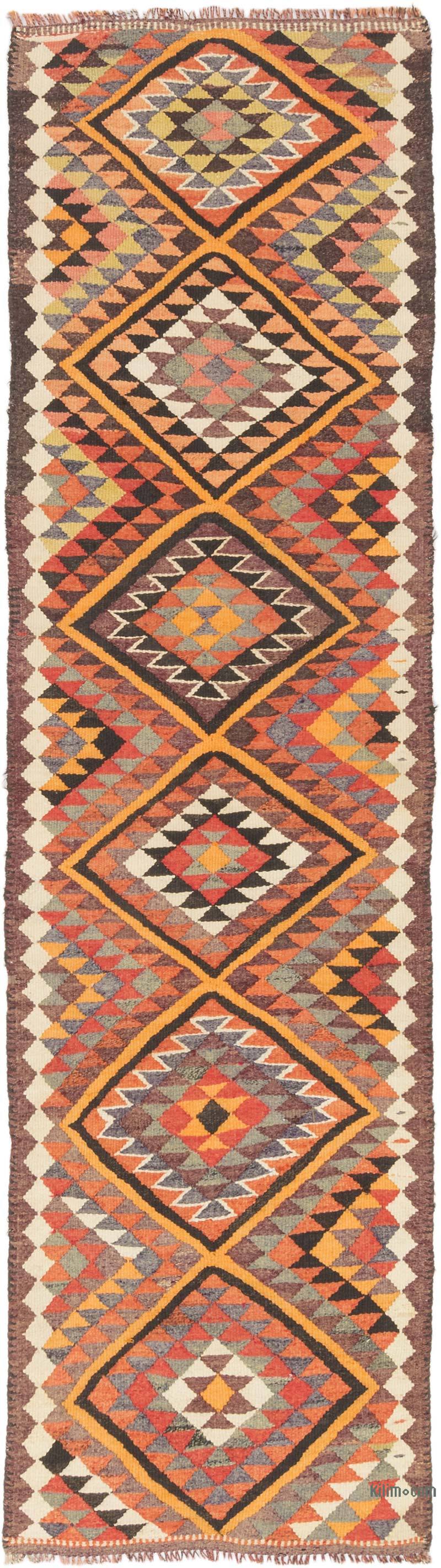 Alfombra Kilim Tribal Vintage - 86 cm x 309 cm - K0071261