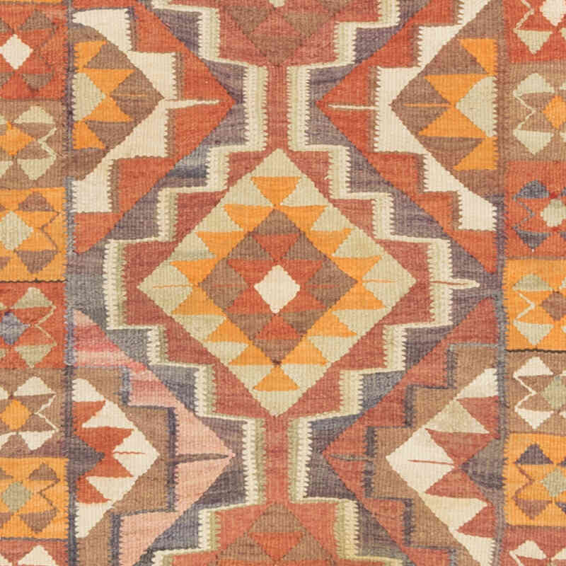 Vintage Tribal Kilim Runner - 2' 11" x 10' 10" (35" x 130") - K0071271