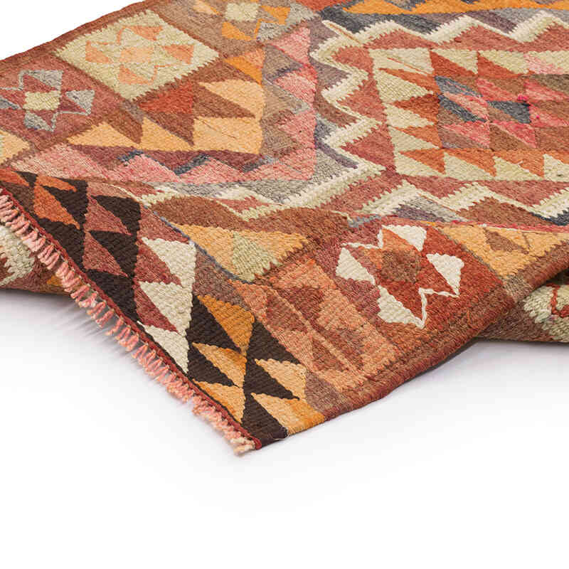 Vintage Tribal Kilim Runner - 2' 11" x 10' 10" (35" x 130") - K0071271