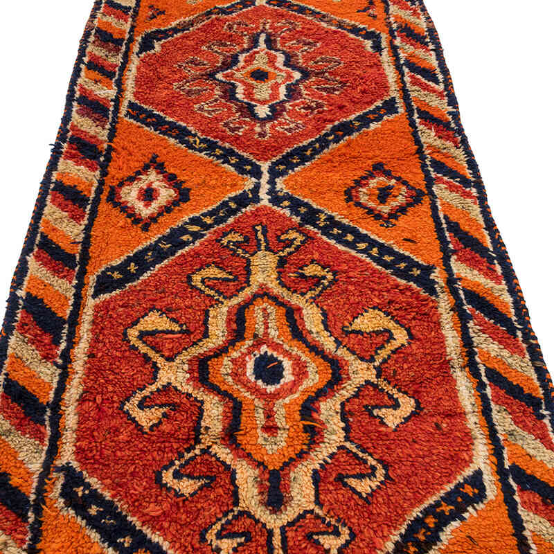 Vintage Tribal Runner Rug - 3' 2" x 11' 7" (38" x 139") - K0071274