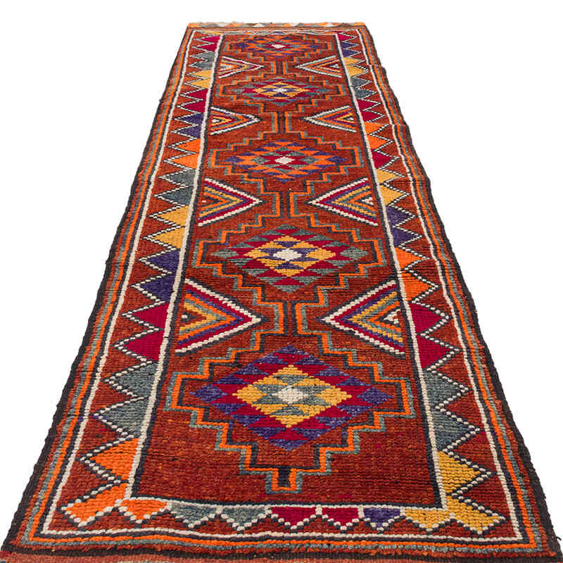 Alfombra Vintage de pasillo - 88 cm x 323 cm - K0071276