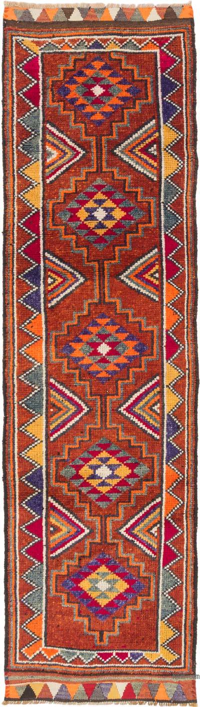 Vintage Anadolu Yolluk - 88 cm x 323 cm