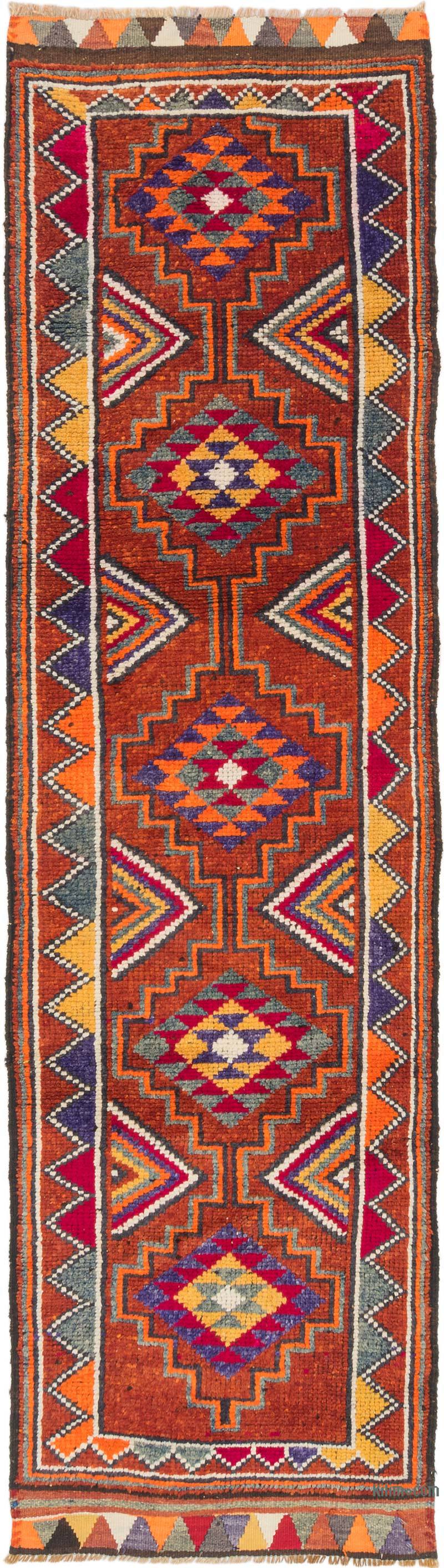 Alfombra Vintage de pasillo - 88 cm x 323 cm - K0071276