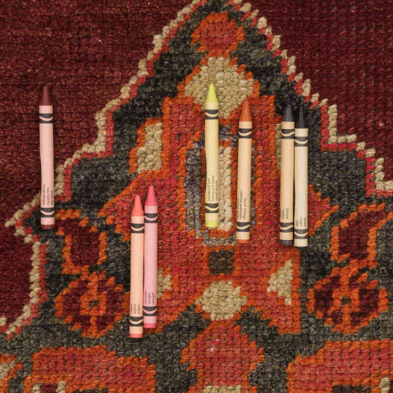 Alfombra Vintage de pasillo - 90 cm x 413 cm - K0071277