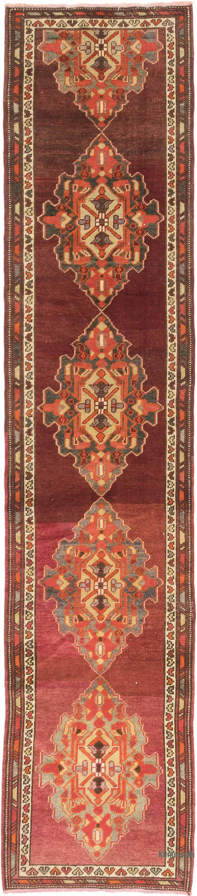 Alfombra Vintage de pasillo - 90 cm x 413 cm - K0071277