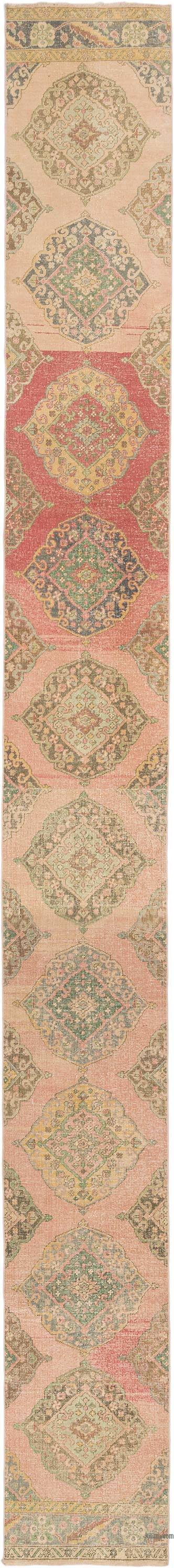 Vintage Turkish Runner Rug - 2' 6" x 23' 4" (30" x 280")