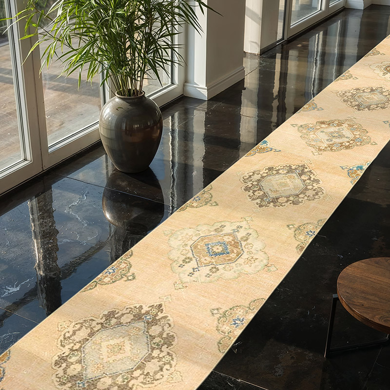 Alfombra Turca Vintage de pasillo - 70 cm x 670 cm - K0071677
