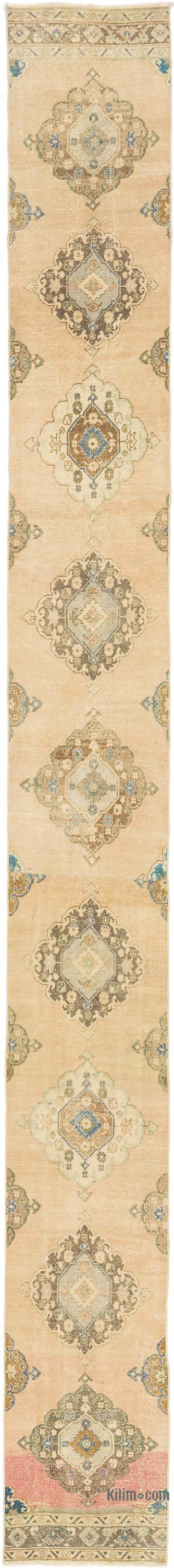 Alfombra Turca Vintage de pasillo - 70 cm x 670 cm - K0071677