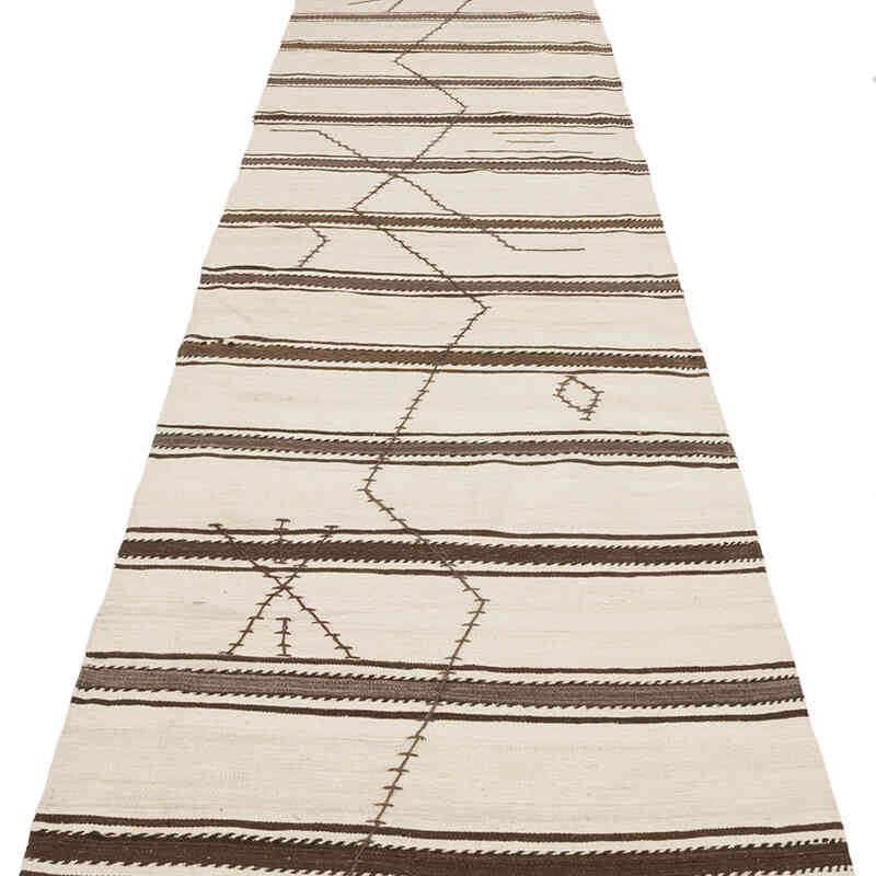 Vintage Turkish Kilim Runner - 2' 6" x 24' 8" (30" x 296") - K0071688