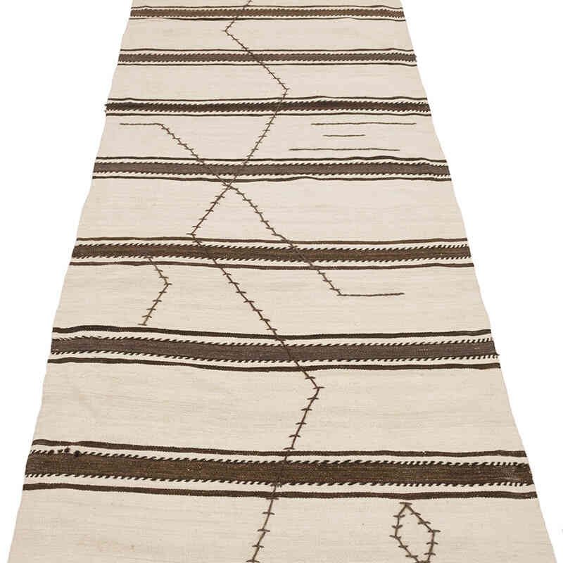 Vintage Turkish Kilim Runner - 2' 6" x 24' 8" (30" x 296") - K0071688