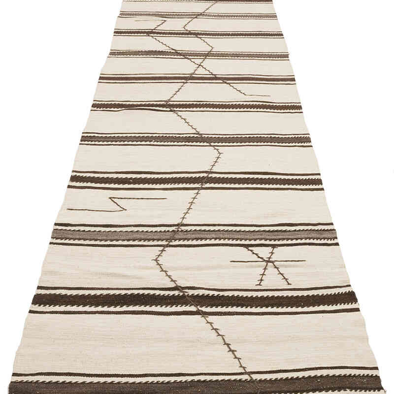 Vintage Turkish Kilim Runner - 2' 6" x 24' 8" (30" x 296") - K0071688