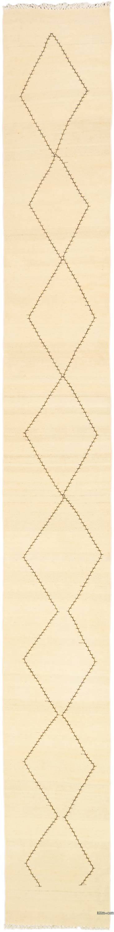 Kilim Vintage Turco de Pasillo - 63 cm x 542 cm