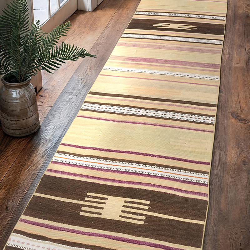 Kilim Vintage Turco de Pasillo - 80 cm x 362 cm - K0071694