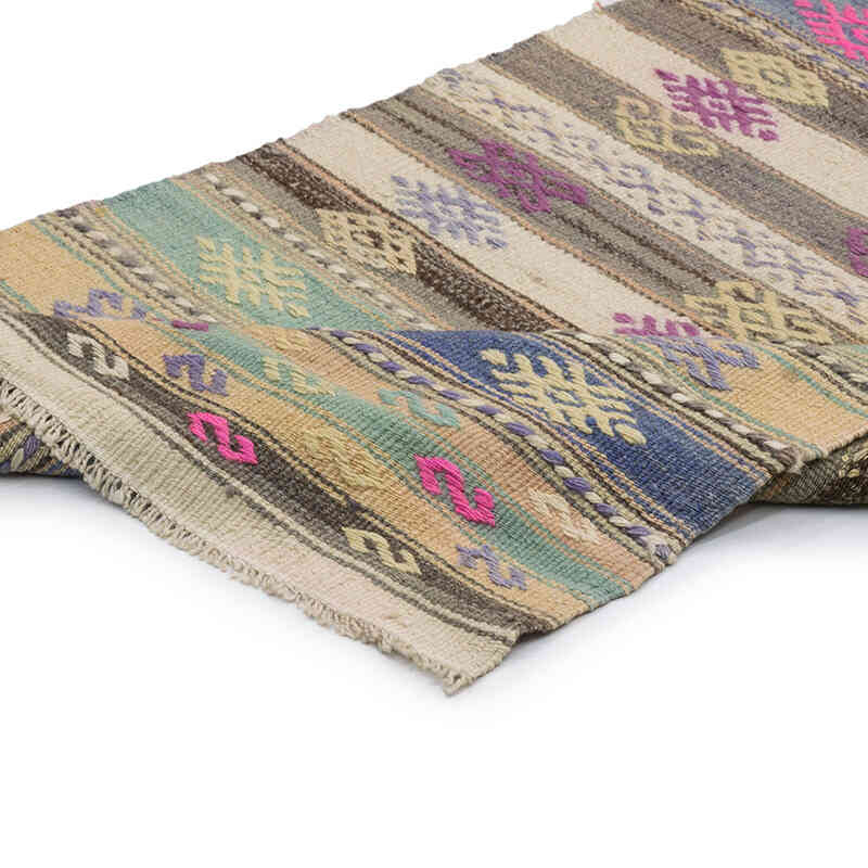 Vintage Turkish Kilim Runner - 2' 2" x 23' 8" (26" x 284") - K0071698