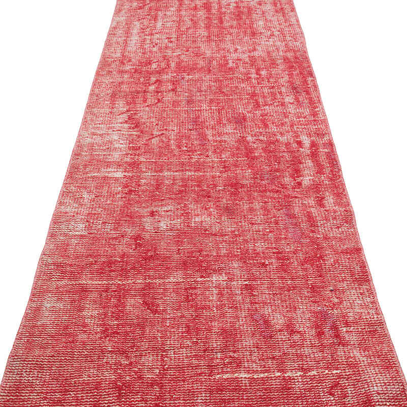 Alfombra de Pasillo Turca Vintage Sobreteñida - 80 cm x 690 cm - K0071704
