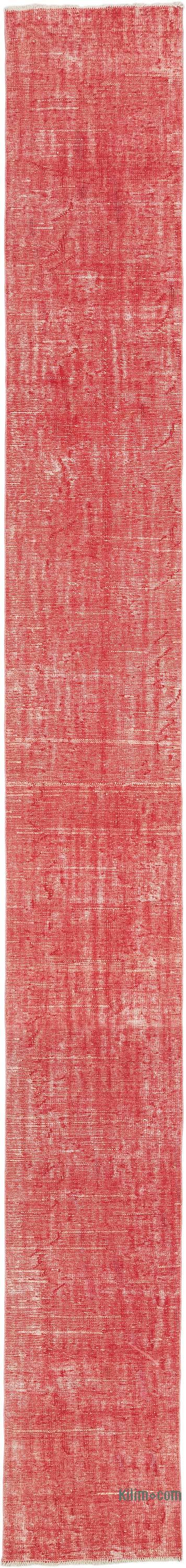 Alfombra de Pasillo Turca Vintage Sobreteñida - 80 cm x 690 cm - K0071704