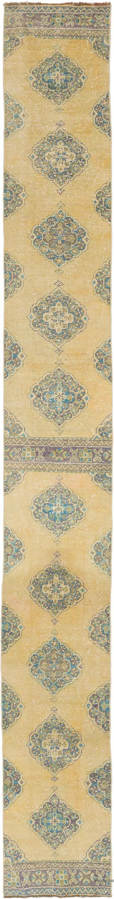 Vintage Turkish Runner Rug - 2' 6" x 21' 3" (30" x 255")